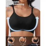 Cross-border TEMU adjustable shoulder strap sports bra for women's fitness push-up beautiful back buckle-free seamless underwear shock-proof outer wear