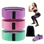 Cross-border yoga belt, beautiful buttocks circle, tension belt, fitness leg resistance circle, hip resistance band, fitness elastic band