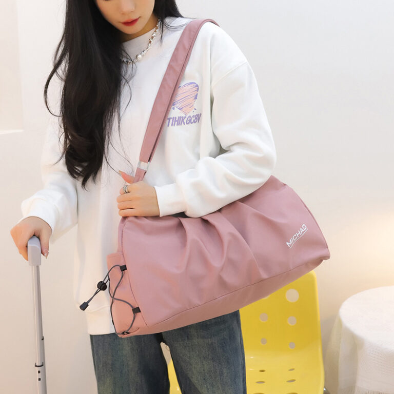 Dry and wet separation stylish travel bag large capacity cloud fitness yoga bag short-distance business trip luggage bag lightweight waiting for childbirth