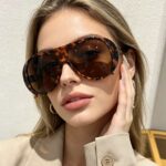 European and American fashion large frame toad-shaped sunglasses 2026 new sunglasses ins internet celebrity same style personalized sunglasses