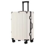 Fashionable aluminum frame suitcase buckle lock trolley case universal wheel suitcase men's and women's password box boarding case manufacturer wholesale