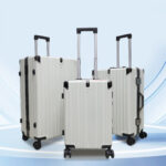 Large-capacity combination lock suitcase ins internet celebrity model universal wheel travel trolley case thickened and sturdy suitcase