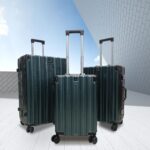 Large-capacity combination lock suitcase ins internet celebrity model universal wheel travel trolley case thickened and sturdy suitcase