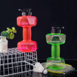 Large-capacity water cup water-filled dumbbell cup fitness men's and women's sports kettle water cup plastic cup arm muscle training equipment
