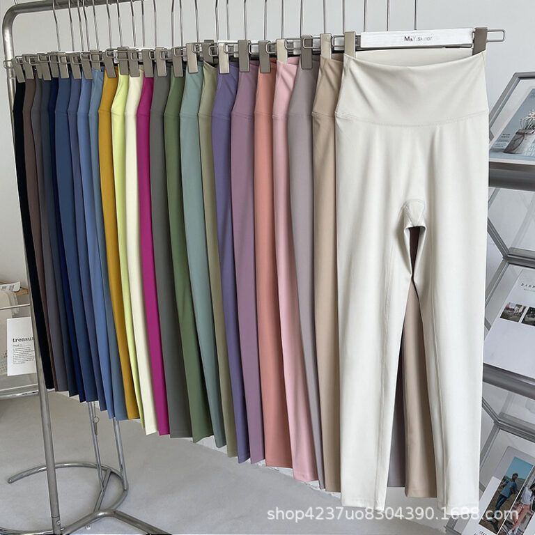 LULU BLING counter, same style nude-feeling, no-embarrassing-line yoga pants, high-waisted butt-lifting running sports and fitness pants