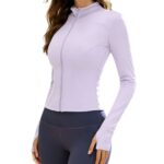 lulu yoga wear sports outdoor sun protection long-sleeved slim running fitness sportswear fitness wear women's yoga tops