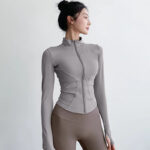 New lulu sun protection quick-drying yoga clothes slim fit fitness outdoor breathable high elastic slimming yoga suit for women