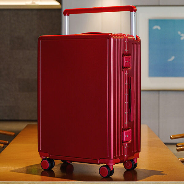 Popular wide trolley suitcase, fashionable password box, silent universal wheel password suitcase, wholesale outdoor suitcase