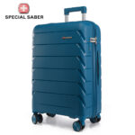 pp trolley case manufacturer direct sales luggage foreign trade export suitcase large capacity strong and durable password box