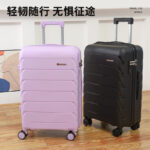 pp trolley case manufacturer direct sales luggage foreign trade export suitcase large capacity strong and durable password box