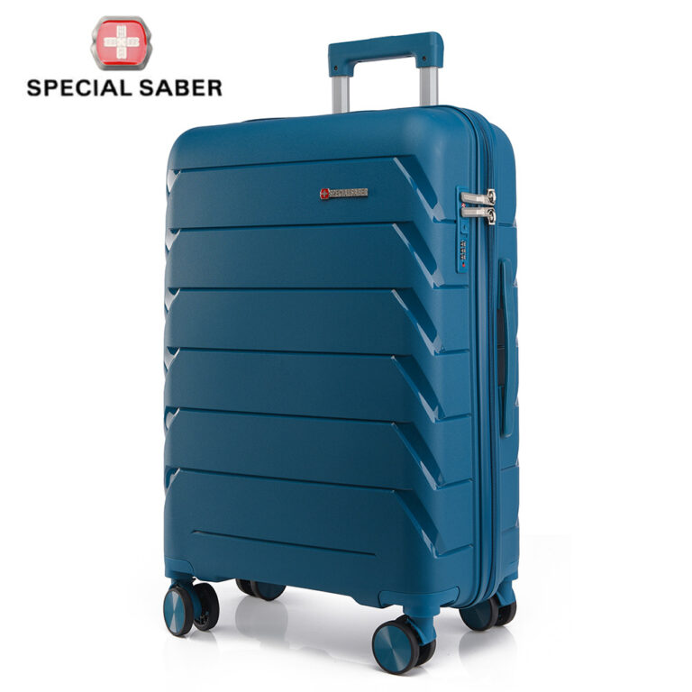 pp trolley case manufacturer direct sales luggage foreign trade export suitcase large capacity strong and durable password box