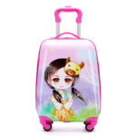 Printed children's suitcase 16-inch 18-inch cartoon universal wheel boarding suitcase bank logo children's trolley case