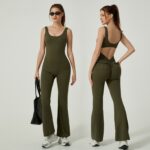 Quick-drying tight-fitting yoga jumpsuit all-in-one yoga clothing slimming belly and hip lifting sports fitness clothing for women slimming belly