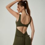 Quick-drying tight-fitting yoga jumpsuit all-in-one yoga clothing slimming belly and hip lifting sports fitness clothing for women slimming belly