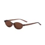 Small frame oval sunglasses for women, high-end European and American style sunglasses for men, sun protection, retro cross-border sunglasses