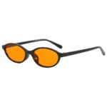 Small frame oval sunglasses for women, high-end European and American style sunglasses for men, sun protection, retro cross-border sunglasses