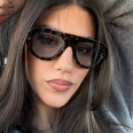 Small frame toad-shaped sunglasses 2025 new ins internet celebrity same style sunglasses sun protection simple sunglasses for women