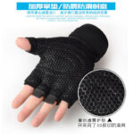 Sports fitness cycling gloves men's half-finger tactical leaky half-outdoor mountaineering long-wrist breathable non-slip wear-resistant gloves