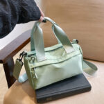Summer new multi-purpose girls' small cloth bag single shoulder crossbody handbag large capacity casual nylon zipper cloth bag