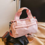 Summer new multi-purpose girls' small cloth bag single shoulder crossbody handbag large capacity casual nylon zipper cloth bag