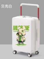 Thickened alloy wide pull rod 2025 summer new suitcase suitcase for male and female students with high appearance and printable pictures