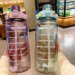 Water cup, super large capacity, high appearance, ton bucket, outdoor sports straw cup, new scale cup, high temperature resistant kettle