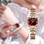 Badage Swiss genuine waterproof women's watch student fashion Korean version trendy quartz watch Internet celebrity women's watch - Image 2