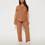 Women's Printed Short-Sleeve Pajama Set - Image 4