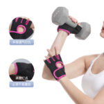 Half-Finger Fitness & Cycling Gloves, Shock-Absorbing Palm, Unisex - Image 4