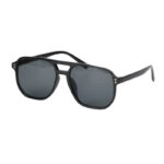 Cross-border new European and American square rice nails double beam fashion sunglasses for men and women street shooting driving anti-UV sunglasses trend - Image 5