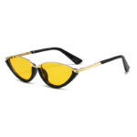2026 New Cat Eye Sunglasses Metal Half-Frame Fashion Glasses Cross-Border European and American Women's Personalized Sunglasses High-end - Image 5