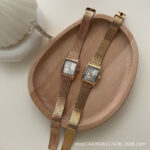 Retro Roman square watch for women ins fashion simple design casual temperament versatile quartz bracelet watch - Image 3