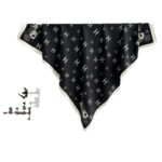 Hot selling new Korean style ins style big name printed letters high-end simulated silk ladies twill silk scarf for women - Image 5