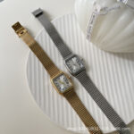 Retro Roman square watch for women ins fashion simple design casual temperament versatile quartz bracelet watch - Image 2