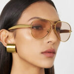 European and American fashion new retro double bridge sunglasses large frame toad mirror sardine leg sunglasses internet celebrity trendy glasses - Image 3