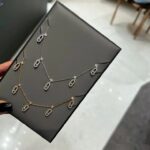 Cross-border high version Meijia five-diamond Move Uno sliding necklace for women pavé diamond light luxury pendant choker necklace - Image 2