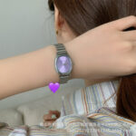 Oval gold watch for women student simple niche quartz watch casual alloy chain women's watch cross-border spot wholesale - Image 4