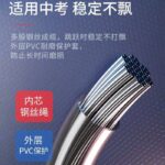 Adjustable Steel-Wire Skipping Rope for Kids & Home Fitness - Image 3