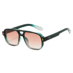 European and American style double beam small frame arrow rice nails fashion sunglasses casual versatile aviator retro trendy sunglasses - Image 5