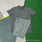 Men's Quick-Dry T-Shirt & Shorts Set, Breathable Loose Fit - Image 3