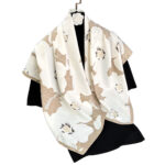 New style 90CM large square scarf, temperament twill silk scarf for women, spring and autumn fashionable shawl scarf, decorative outer wear - Image 5