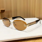 2026 New Xiangjia Fashion Frameless Sunglasses Women's Chain Temple Decoration Cross-Border European and American Big Brand Sunglasses Replacement - Image 4