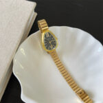 Gogoey 2025 new hot-selling snake head watch high-end bamboo strap women's quartz watch cross-border wholesale - Image 2