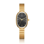 Factory direct sales retro simple temperament oval personalized dial steel band pointer watch for women Korean version high-end - Image 2
