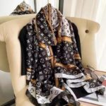 Silk scarf for women 2026 brown leopard print silk versatile shawl sun protection neck scarf neck protector fashion scarf long silk scarf neck tie - Image 4