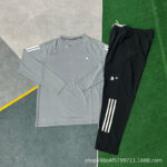 Men's Quick-Dry Long-Sleeve Tracksuit, Breathable Training Set - Image 4