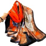 Summer simulated silk scarf insulated scarf Li brocade long scarf sun protection silk scarf mulberry silk scarf wholesale shawl - Image 5