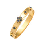 Bracelet for women European and American fashion cross-border ins four-leaf flower buckle flower zircon bracelet French niche design bracelet - Image 5