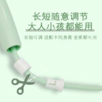 Adjustable fitness skipping rope for primary school students, junior high schools and adults, portable fat-reducing skipping rope, macaron color jump rope - Image 3