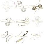 Factory direct sales cross-border fashion spiral thread geometric bracelet curtain buckle exaggerated flower arm bracelet diamond open arm bracelet - Image 5